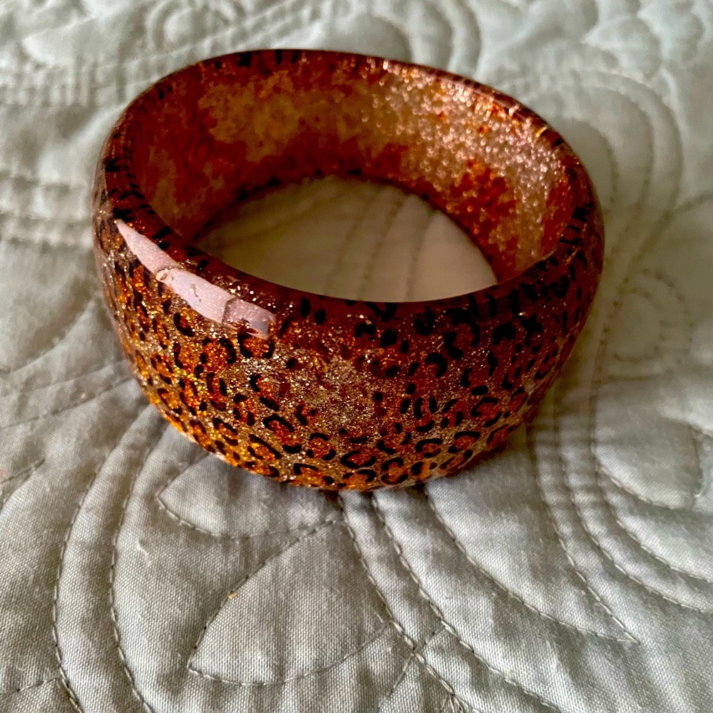 Animal print cuff